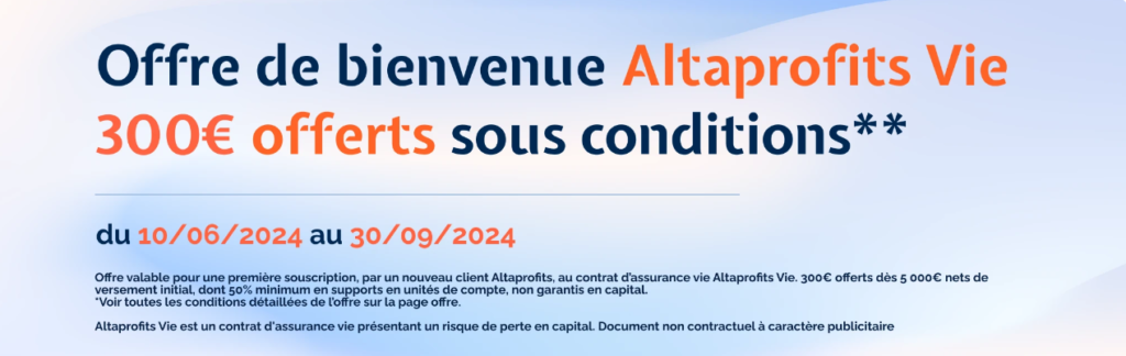 Alta Profits Vie offre